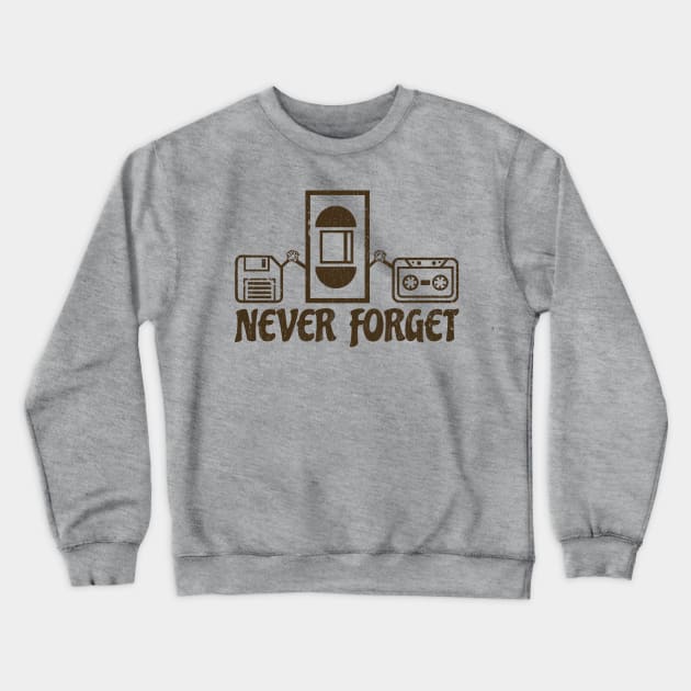 Never forget VHS Crewneck Sweatshirt by Can Photo